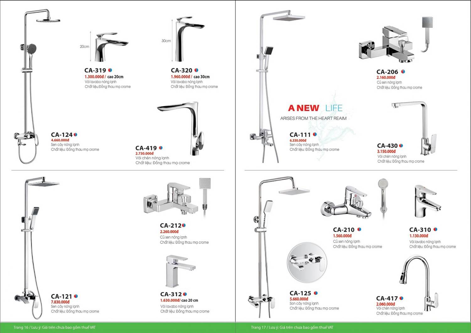 Thiết bị vệ sinh CARY ROYAL Catalogue và Bảng giá mới nhất 2024 - 2025 /Page 9
